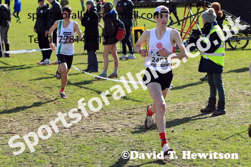 Mens Under-17s 2022 CAU Inter Counties Cross Country, Prestwold Hall, Loughborough.  Photo: David T. Hewitson/Sports for All Pics